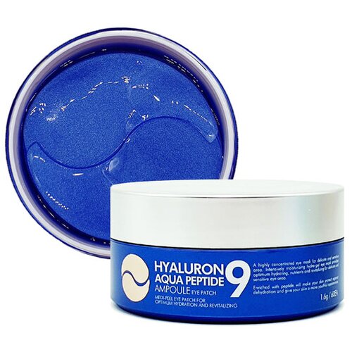 Medi-Peel Hyaluron Aqua Peptide 9 hidrogel maska za predel okoli oči s peptidi 60 kos Slike