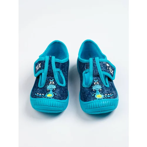 SHELOVET Blue slippers for kindergarten for a boy 3F