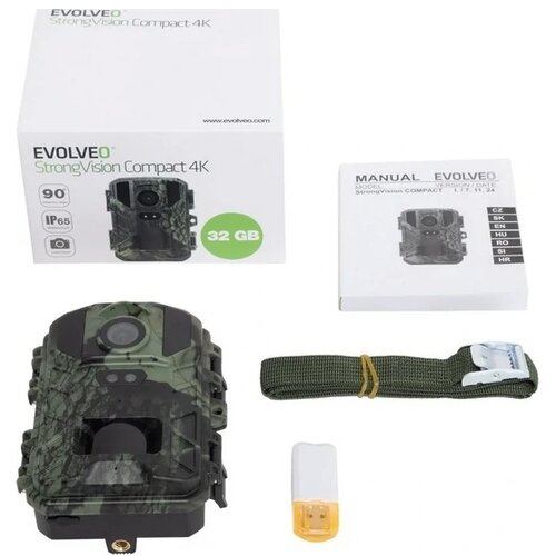 Evolveo StrongVision Compact 4K fotopasca/kamera za ubrzano snimanje 32GB Slike