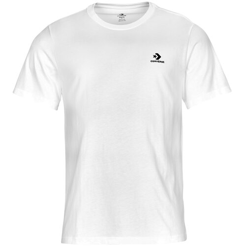 Converse Majice s kratkimi rokavi GO-TO EMBROIDERED STAR CHEVRON TEE Bela Slike
