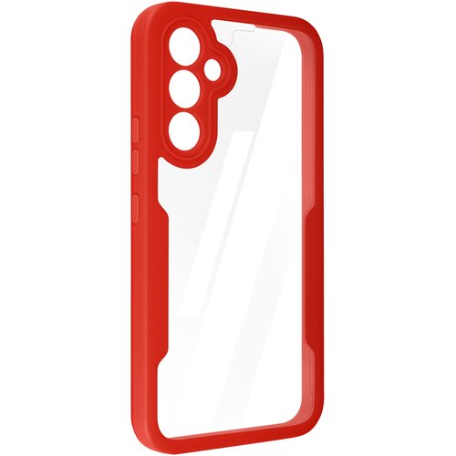 AVIZAR celotna torbica za samsung galaxy A54 5G, odporna na udarce, prozorna / rdeca, (20714002) Cene