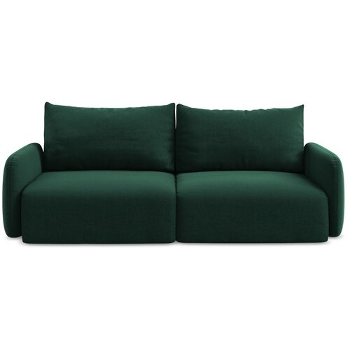 Makamii Tamno zelena bar&scaron;unasti sklopiva/s prostorom za odlaganje sofa 238 cm Kalena &ndash; Cijene