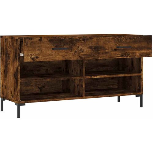  Klupa za cipele boja hrasta 102 x 35 x 55 cm konstruirano drvo Slike