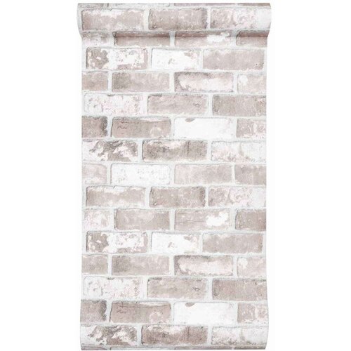  3D čvrsta tapeta Prugasti Opeka 10 x 0 53 m N woven tkanina - Opeka Slike