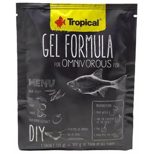 Tropical gel formula for omnivorous fish 35G Cene