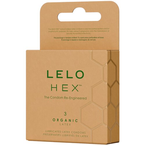 Lelo Hex Organic - luksuzni kondom (3 kom) Cijene