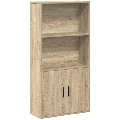Maison Chic Knjižna omara - Knjižni regal sonoma hrast 60x24x120 cm inženirski les, (21726248) Slike