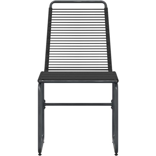  Vrtne stolice 2 pcs Crna 48 x 55 x 89 5 cm Ratan Slike