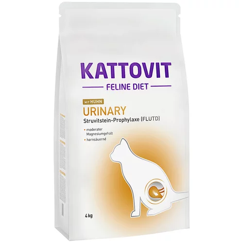 Kattovit Urinary s piščancem - Varčno pakiranje: 2 x 4 kg