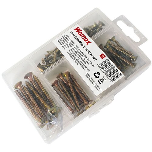Womax Set vijak za drvo, 76 komada Slike