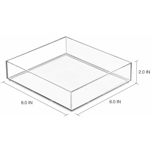 iDesign prozirni organizator Clarity, 20 x 20 cm