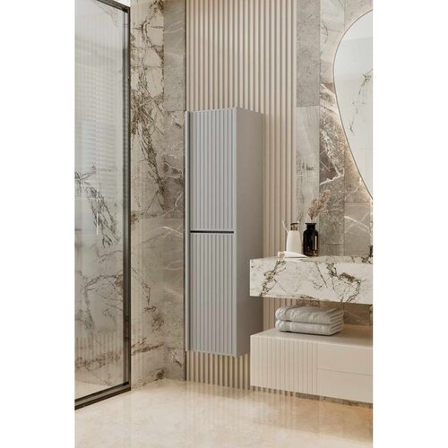 Hanah home ormarić za kupatilo Capella, 34 cm, svetlosivi Cene