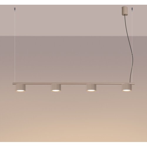 Sollux SL.2702 - Luster na sajli AURA 4xGX53/10W/230V taupe Slike