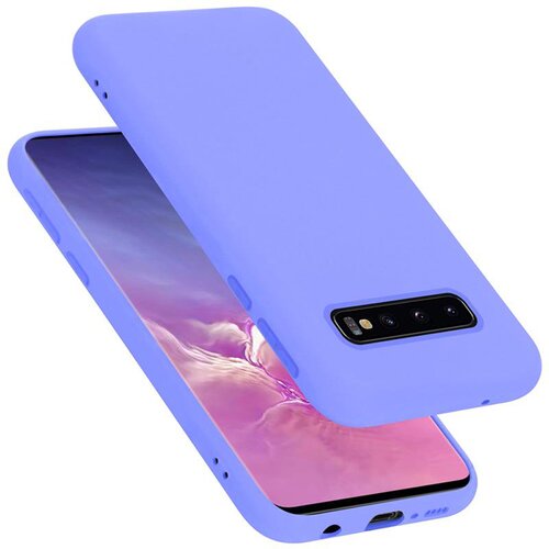 Cadorabo Ohi&amp;scaron;je, združljiv s Samsungom v tekoči lahki vijolični barvi - za&amp;scaron;čitni pokrov iz fleksibilnega silikona TPU, (20592052) Slike