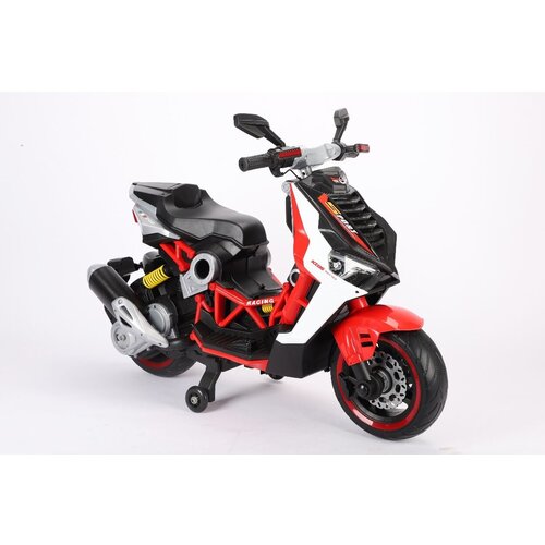 Veliki motor za decu vespa na akumulator - crveni Slike