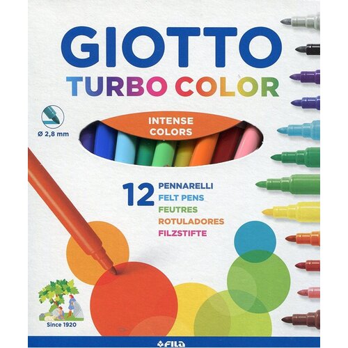 Flomaster šolski giotto 1/12 turbo color VSE ZA ŠOLO Cene