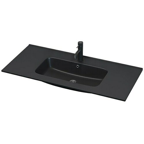  Ugradbeni umivaonik loknes (š x d: 46,5 x 100 cm, crna boja) Cijene