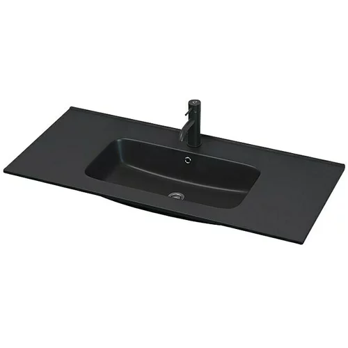  ugradbeni umivaonik loknes (š x d: 46,5 x 100 cm, crna boja)
