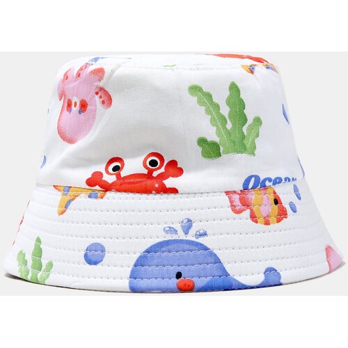 Sinsay Pamučni bucket hat s motivom morskih životinja Slike