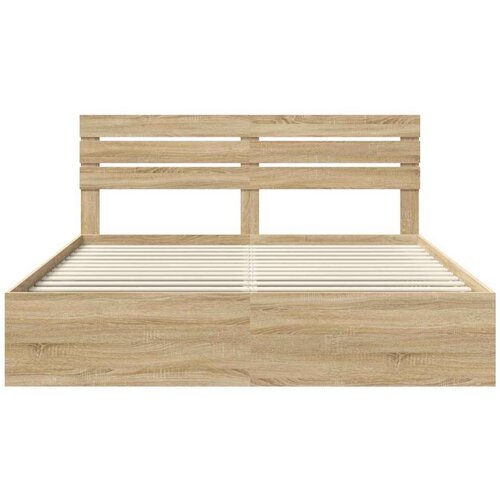  Okvir za krevet Sonoma 200 x 200 cm Čvrsto borovo drvo Slike