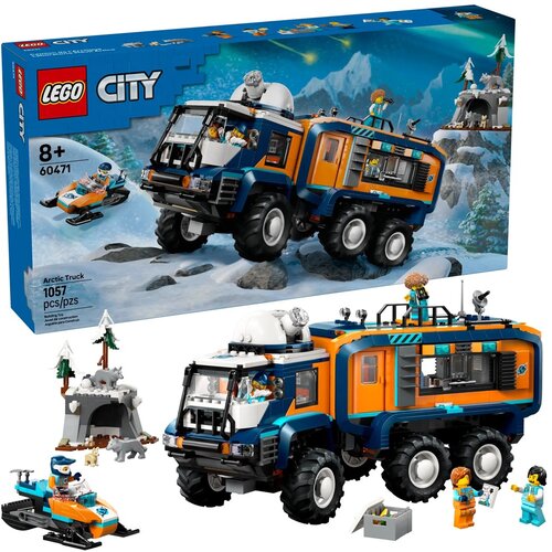 Lego CITY 60471 Artic Explorer Science Lab Truck Slike