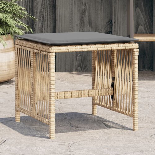 vidaXL Vrtni stolčki z blazinami 4 kosi bež 41x41x36 cm poli ratan Cene