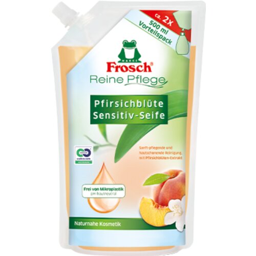 Frosch Negovalno milo - refill - Breskov cvet Cene
