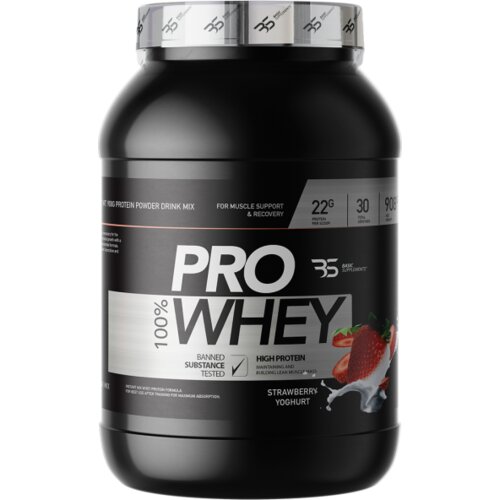 Basic Supplements pro whey protein – visokokvalitetan izvor proteina - jagoda jogurt 908g Cene