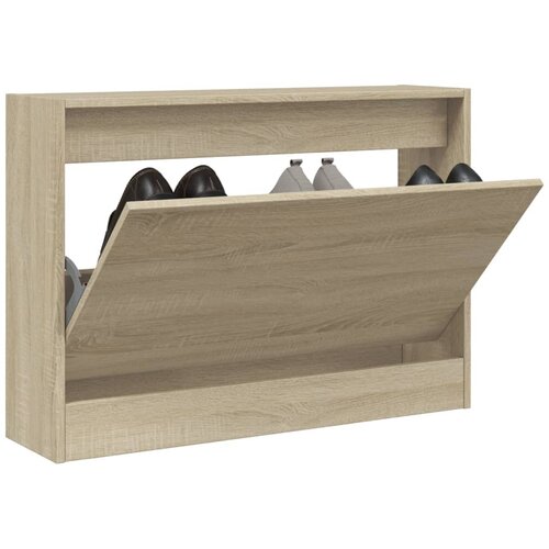 vidaXL Ormarić za cipele boja hrasta 80x21x57 cm konstruirano drvo Cijene