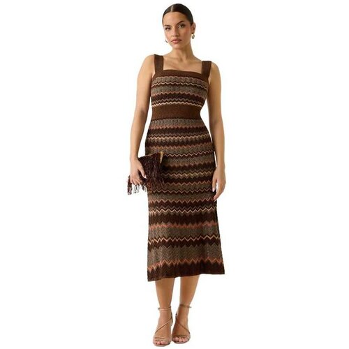 Guess Marciano - braon midi haljina Cene