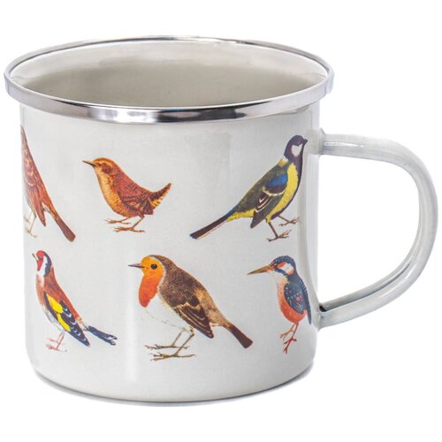 Sass & Belle Bijela/smeđa šalica 310 ml Vintage Birds – Cijene