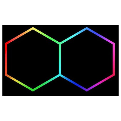 Xled Heksagonalna RGB LED cev, 2 segmenata, 12 V, 410 mm, 11 komada Cene