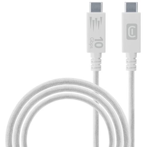 Cellular Line Kabel 10Gbps, USB-C to USB-C, 150cm, Bijeli, (8018080477218) Cijene