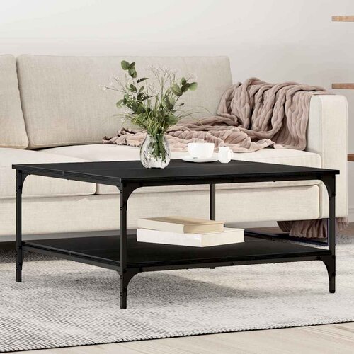  Kava Stol Crni hrast 80 x 80 x 40 cm Konstruirano drvo Cijene