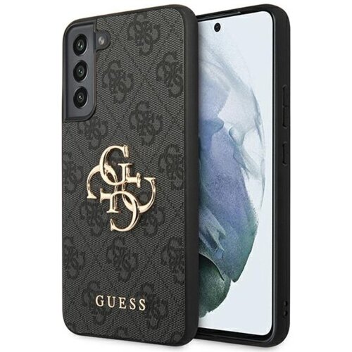 Guess GUHCS22S4GMGGR silikonski ovitek za Samsung Galaxy S22 5G - črn z zlatim logom Cene
