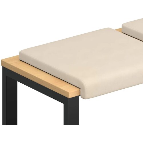  Jastučić za klupu 2 kom. Mikrovlakna Bež Dubina 35 cm - Bež 2 Cijene