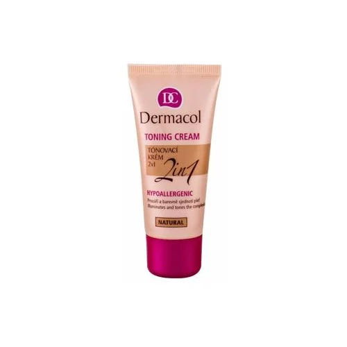 Dermacol Toning Cream 2in1 lagana krema u boji 30 ml nijansa Natural