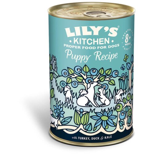 Lily's Kitchen puppy recipe - puran in raca - 400 g 400 g Cene