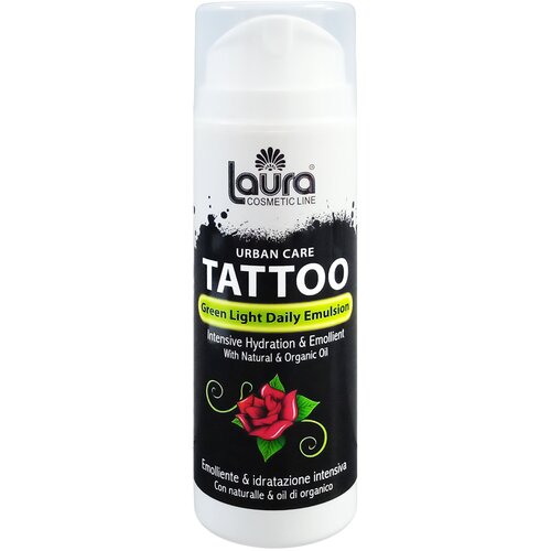 Laura emulzija za dnevnu zaštitu tetovaža na koži urban care green light 150ml Slike