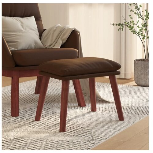 vidaXL Stolcek za noge rjav 45x29,5x35 cm umetno usnje Cene