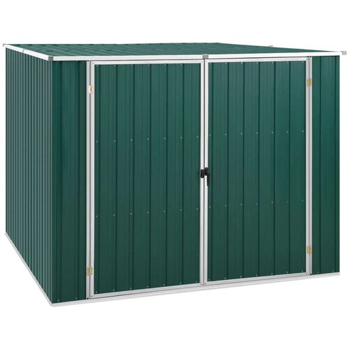 vidaXL Vrtna lopa zelena 195x198x159 cm pocinkano jeklo Cene