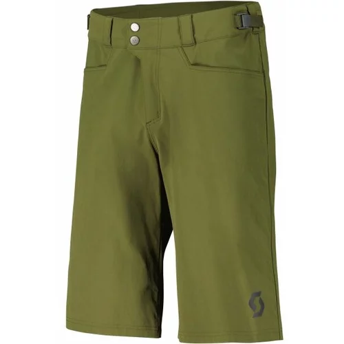 Scott TRAIL FLOW W/PAD Muške biciklističke hlače, khaki, veličina