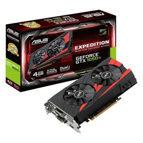 Asus nVidia GeForce GTX 1050 Ti Expedition OC 4GB GDDR5 128bit - EX-GTX1050TI-O4G grafička kartica Slike