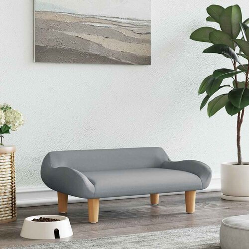  Krevet za pse svjetlosivi 70x40x24 cm od tkanine Cene