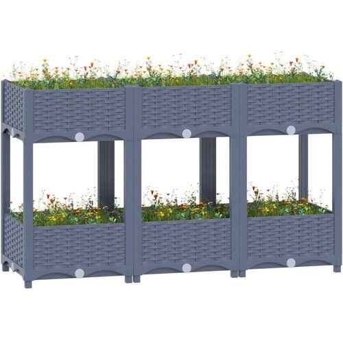  Visoka greda 120x40x71 cm polipropilen, (20618697) Cene