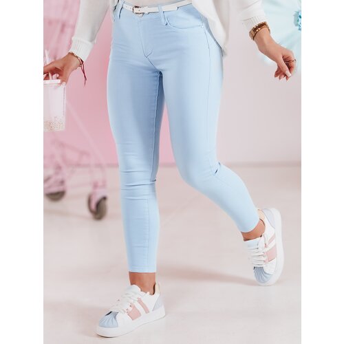 DStreet Spodnie damskie skinny z paskiem VIVASKIN niebieskie Cijene