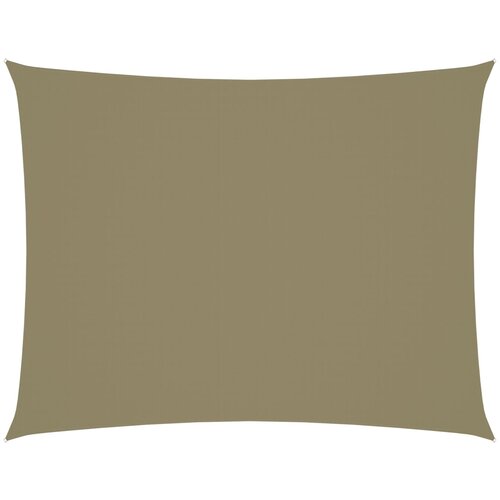 VidaXL jedro protiv sunca od tkanine Oxford pravokutno 4 x 5 m bež Slike