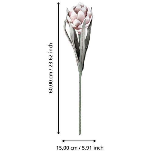Eglo 428126 - Ve&amp;scaron;tački cvet MOLAVE, 60 cm, ružičaste boje Slike