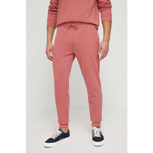 Tommy Hilfiger Homewear hlače boja: tamno plava, glatki materijal Slike