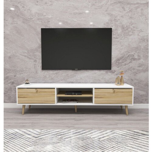 Woody Fashion Hanah Home TV komoda Kraf 180 Slike